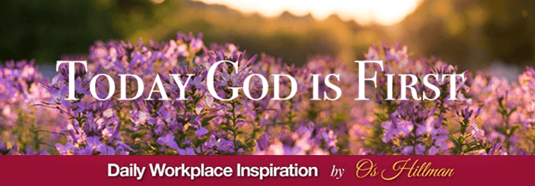 today god is first
